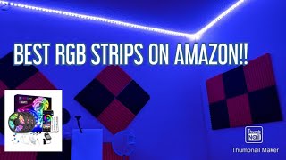 Best RGB Strips  Nexillumi 50ft strips music synced [upl. by Billi]