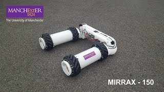 MIRRAX 150  UoM Robotics  Reconfigurable Omnidirection LIDAR Nuclear Decommissioning Robot [upl. by Yruama488]