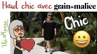 Haul chic et tendance avec Grain de malice ⭐️Mode 50⭐️ [upl. by Anamuj]