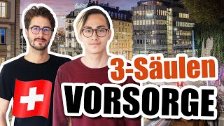 3Säulen Vorsorgesystem der Schweiz erklärt 💰🇨🇭 Sparkojote feat FinanzFabio [upl. by Barbabas40]