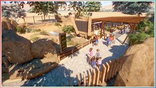 African Wild Dog Habitat  Hakea Wildlife Park  Planet Zoo Speed Build [upl. by Anomar]