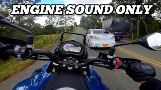 Benelli TRK 502 X Test Ride  Engine Sound Only  Solo Sonido Motor  Medina Motors [upl. by Risteau226]