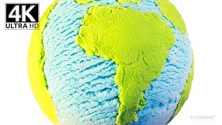 Melting World Ice Cream 4K Time Lapse [upl. by Vance]