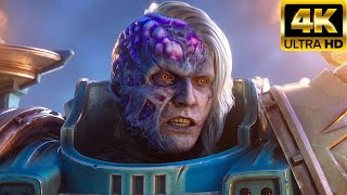 Warhammer 40K Space Marine 2 All Thousand Sons Chaos Space Marines Cutscenes [upl. by Halullat]