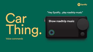 Spotify Car Thing voice commands [upl. by Kata]