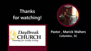 DayBreak Church Columbia Sc Training For Goldy Living [upl. by Hgielime817]