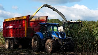 Mais 2024🌽 Claas  New Holland  John Deere  Lettink Westendorp  Mais hakselen [upl. by Arlen]