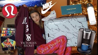 What I got for Christmas 2018 Lululemon NIKE yeti converse Calvin Klein Vera Bradley [upl. by Radnaskela]