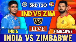 Ind vs Zim 3rd match  India vs Zimbabwe Pre Match Today [upl. by Noynek272]