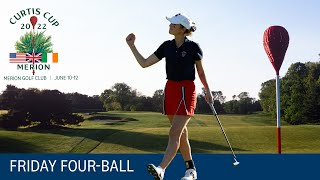 2022 Curtis Cup Highlights Friday FourBall [upl. by Fenny]