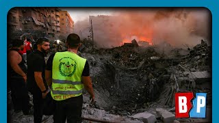 Israel Strikes Beirut Is Hezbollah Leader Dead [upl. by Lifton]