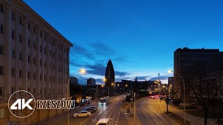 Rzeszów Poland Spring City Walk 4k 60fps [upl. by Sclar847]