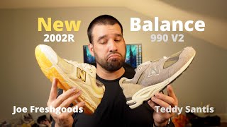 New Balance 990V2 x Teddy Santis and 2002R x Joe Freshgoods Hands On I Think I Get the Hype [upl. by Wagner]