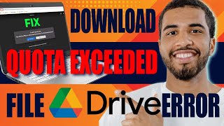 How to Fix ‘Download Quota Exceeded for This File’ Google Drive Error 2024 [upl. by Converse]