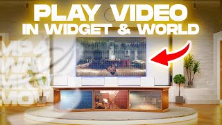 How To Play Video in Widgets amp 3D Space  Unreal Engine 5 Blueprint Tutorial Free Project Download [upl. by Boudreaux]