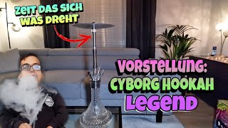 Tiefer vs nicht so tief🤫 Ich zeig euch die Cyborg Hookah LEGEND💜 [upl. by Suirradal]