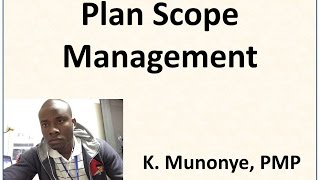 Project Scope Management Plan Scope Management [upl. by Morell]