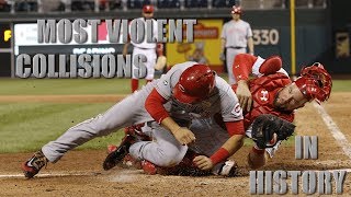 MLB  Most Violent Home Plate Collisions in History [upl. by Liggitt]