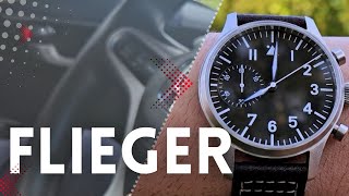 Escapement Time Pilot Flieger Chronograph Watch [upl. by Akerdna]