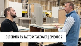 2023 Dutchmen RV Manufacturing Factory Tour  Episode 2 Kodiak Cabinetry Aluminum Flooring [upl. by Kitti]