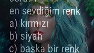 Nasıl bir kızsın Kişilik testi [upl. by Willow]