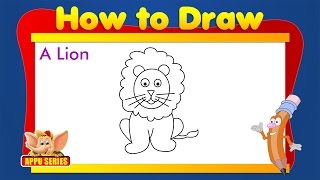 Learn to Draw Animals  Lion [upl. by Babara]