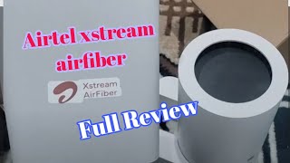 Airtel xstream airfiber Net Speed Test Full Review [upl. by Allemrac829]