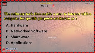 The software tools that enable a user to interact with a computer for specific purposes are known as [upl. by Carlynne]