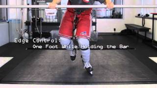 Edge Control and Crossovers on the treadmill  Evolution Hockey [upl. by Vincenty]