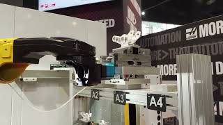 IMTS 2024 Our New Robotic Pallet Loader  UMC 500SS in the Haas booth Haas Automation Inc 한글 [upl. by Placia550]