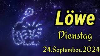 LÖWE Horoskop heute Dienstag 24 SEPTEMBER 2024 ♌️ [upl. by Thetis]