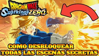 DRAGON BALL SPARKING ZERO COMO DESBLOQUEAR TODOS LOS WHAT IF ESCENAS SECRETRAS GOKU VEGETA Y PICORO [upl. by Cornwell]