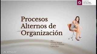 Procesos Alternos de Organización [upl. by Nnor]