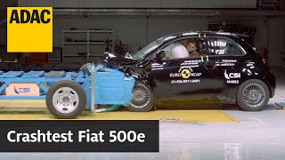 FIAT 500e im Crashtest  ADAC amp Euro NCAP [upl. by Masson]