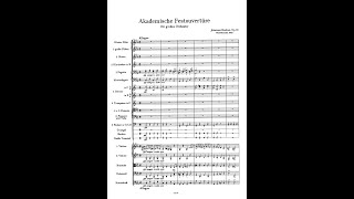 Brahms Academic Festival Overture Score [upl. by Havot270]