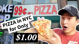 Trying 1 150 and 2 Pizza in NYC [upl. by Elleirol]