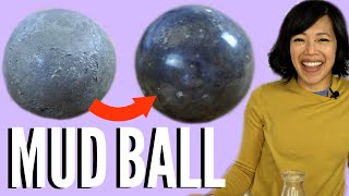 How to Make a Shiny MUD BALL  DIY Dorodango  Japanese Polished Clay Ball [upl. by Virendra]