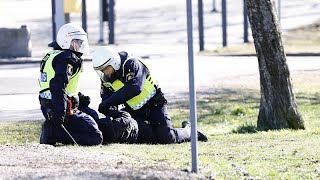 Unruhen in Schweden bei Protesten gegen Koranverbrenner Paludan Entsetzen über Ausmaß der Gewalt [upl. by Frants915]