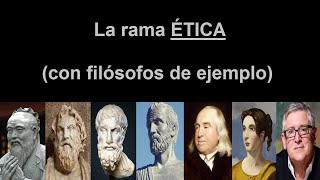 Resumen de la Ética con filósofos de ejemplo [upl. by Khudari]