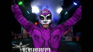 WCW Rey Mysterio Jr 1st ThemeWith Custom Tron [upl. by Orlene]