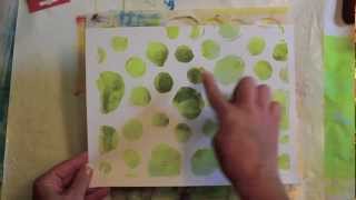 Gelli Arts Monoprinting Plate Tutorial [upl. by Lyndsay]