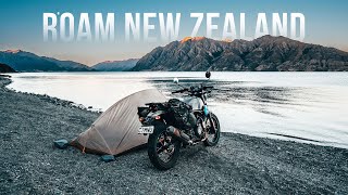 Solo motorbike camping adventure through New Zealand Episode 10 [upl. by Oinotnas]