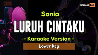 Luruh Cintaku Karaoke Lower Key  Sonia [upl. by Gerrit376]