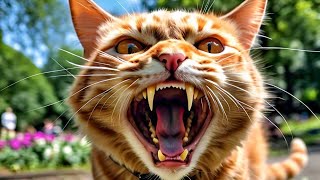 Angry Cat Fighting Sound Effect  Horrible Cat Sounds [upl. by Akeme729]