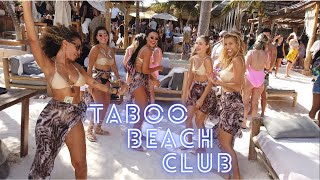 THE BEST DAY PARTY IN TULUM  TABOO BEACH CLUB [upl. by Ashwell]