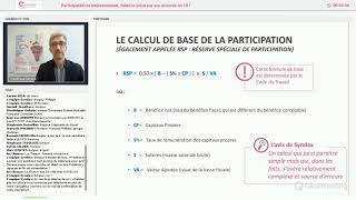 webinaire Intéressement amp participation  le tour de vos accords en 1 heure [upl. by Thrift795]