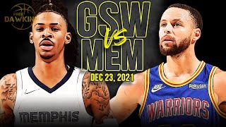 Golden State Warriors vs Memphis Grizzlies Full Game Highlights  Dec 23 2021  FreeDawkins [upl. by Yekcaj246]