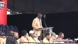 Derrick Brooks 2014 Hall of Fame Speech [upl. by Ynnep]