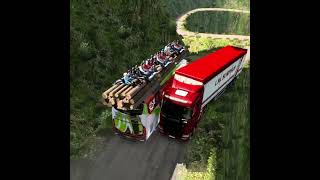 overload bus driving in most extreme road in the world  Eps20 [upl. by Roswald]