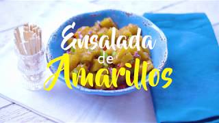 Receta de Ensalada de Amarillos [upl. by Ynohtnanhoj610]